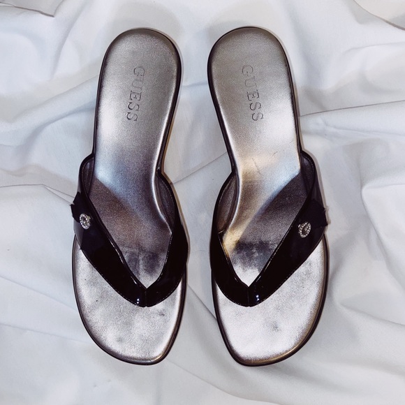 Vintage Guess Wedge Sandals - Picture 2 of 4